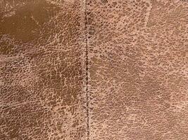 Worn skin. Old worn leather surface. Vintage leather background photo