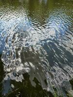 Wavy water surface. Water. Small waves on the surface of the lake photo