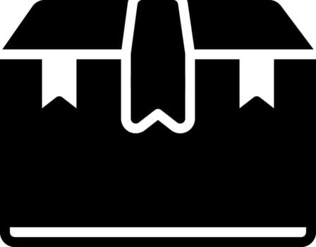 solid icon for pack vector