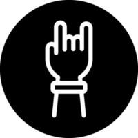 solid icon for rockon swag vector