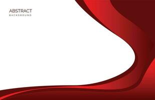 Abstract red wavy background with copy space for your text. Vector illustration