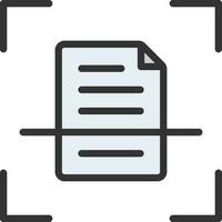 escanear icono vector imagen. adecuado para móvil aplicaciones, web aplicaciones y impresión medios de comunicación.