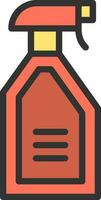 Spray Bottle icon vector image. Suitable for mobile apps, web apps and print media.