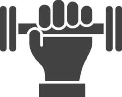 Workout icon vector image. Suitable for mobile apps, web apps and print media.