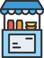 Stall icon vector image. Suitable for mobile apps, web apps and print media.