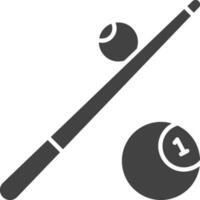 Billiard icon vector image. Suitable for mobile apps, web apps and print media.