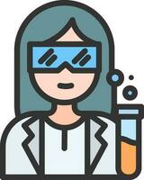 Scientist icon vector image. Suitable for mobile apps, web apps and print media.