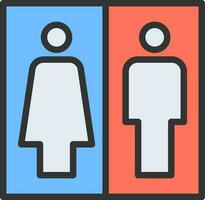 Toilet icon vector image. Suitable for mobile apps, web apps and print media.