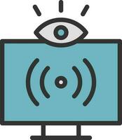 Viewers icon vector image. Suitable for mobile apps, web apps and print media.