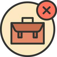 Unemployed icon vector image. Suitable for mobile apps, web apps and print media.