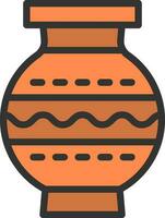 Vase icon vector image. Suitable for mobile apps, web apps and print media.