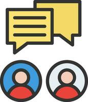 Talk Free icon vector image. Suitable for mobile apps, web apps and print media.