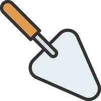 Trowel icon vector image. Suitable for mobile apps, web apps and print media.