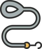 Leash icon vector image. Suitable for mobile apps, web apps and print media.