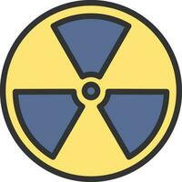 Hazard icon vector image. Suitable for mobile apps, web apps and print media.