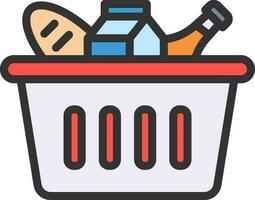 Grocery icon vector image. Suitable for mobile apps, web apps and print media.