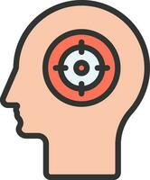 Headhunting icon vector image. Suitable for mobile apps, web apps and print media.