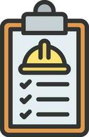 Guidelines icon vector image. Suitable for mobile apps, web apps and print media.