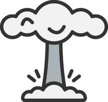 Explosion icon vector image. Suitable for mobile apps, web apps and print media.