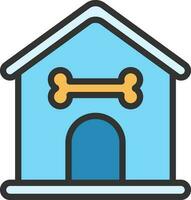 Dog House icon vector image. Suitable for mobile apps, web apps and print media.