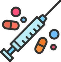 Drug icon vector image. Suitable for mobile apps, web apps and print media.