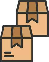 Cardboards icon vector image. Suitable for mobile apps, web apps and print media.