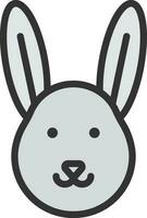 Bunny icon vector image. Suitable for mobile apps, web apps and print media.