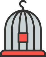 Birdcage icon vector image. Suitable for mobile apps, web apps and print media.