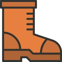 Boot icon vector image. Suitable for mobile apps, web apps and print media.