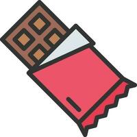 Chocolate icon vector image. Suitable for mobile apps, web apps and print media.