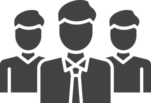 Team icon vector image. Suitable for mobile apps, web apps and print media.