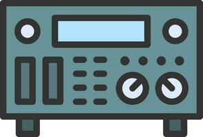 Amplifier icon vector image. Suitable for mobile apps, web apps and print media.