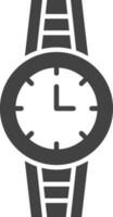 reloj de pulsera icono vector imagen. adecuado para móvil aplicaciones, web aplicaciones y impresión medios de comunicación.