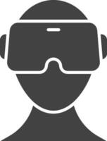 Vr Glasses icon vector image. Suitable for mobile apps, web apps and print media.