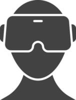 vr lentes icono vector imagen. adecuado para móvil aplicaciones, web aplicaciones y impresión medios de comunicación.