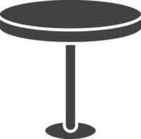 Table icon vector image. Suitable for mobile apps, web apps and print media.