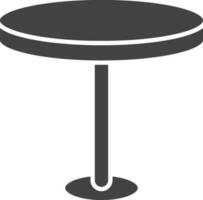 Table icon vector image. Suitable for mobile apps, web apps and print media.