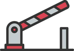 Barrier icon vector image. Suitable for mobile apps, web apps and print media.