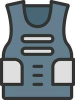 Armor icon vector image. Suitable for mobile apps, web apps and print media.