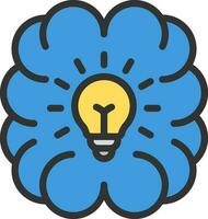 Brainstorming icon vector image. Suitable for mobile apps, web apps and print media.