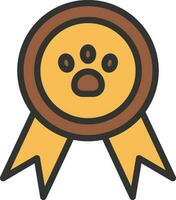 Badge icon vector image. Suitable for mobile apps, web apps and print media.