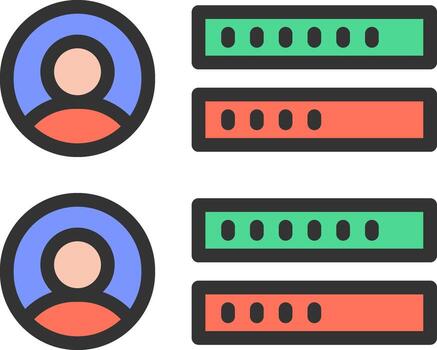 Bars icon vector image. Suitable for mobile apps, web apps and print media.