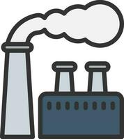 Air Pollution icon vector image. Suitable for mobile apps, web apps and print media.