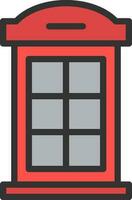 Booth icon vector image. Suitable for mobile apps, web apps and print media.