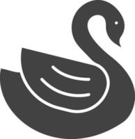 Swan icon vector image. Suitable for mobile apps, web apps and print media.