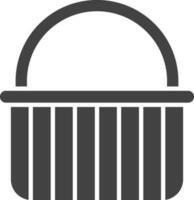 Shopping Basket icon vector image. Suitable for mobile apps, web apps and print media.