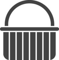 Shopping Basket icon vector image. Suitable for mobile apps, web apps and print media.