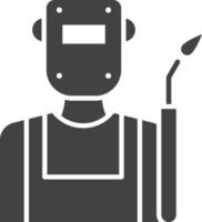 Welder icon vector image. Suitable for mobile apps, web apps and print media.