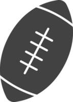 rugby pelota icono vector imagen. adecuado para móvil aplicaciones, web aplicaciones y impresión medios de comunicación.