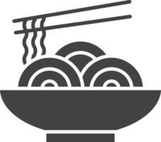 Noodles icon vector image. Suitable for mobile apps, web apps and print media.